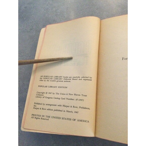 The Eighth Day By Thornton Wilder 1967 Paperback 1st Edition Vintage Harper Row - Picture 4 of 4